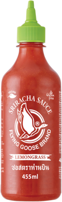 Flying Goose Sriracha scharfe Chilisauce mit Zitronengras, 455ml