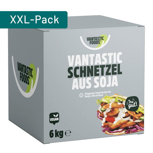 vantastic schnetzel aus soja, 6kg (vorratskarton)