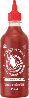 Flying Goose Sriracha sehr scharfe Chilisauce, 455ml