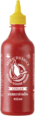 Flying Goose Sriracha scharfe Chilisauce mit Ingwer, 455ml