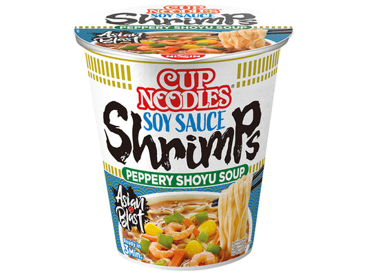 Nissin Instant Nudeln Sojasauce Garnelen