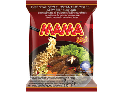 Mama Instant Nudeln Schmorfleisch