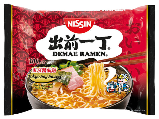 Nissin Demae Ramen Instant Nudeln Tokyo Soja