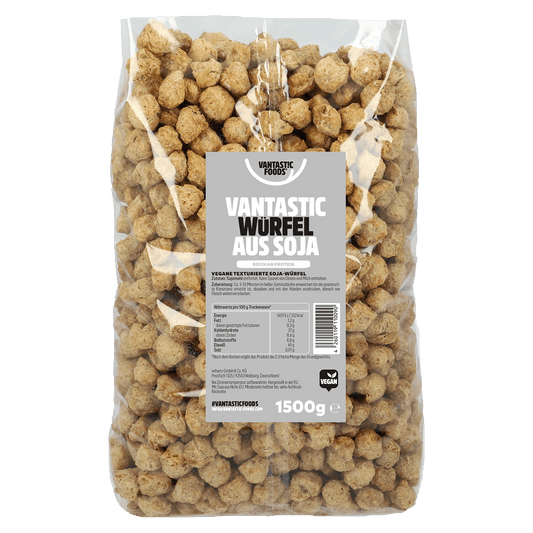 vantastic würfel aus soja, 1,5kg (familienpackung)