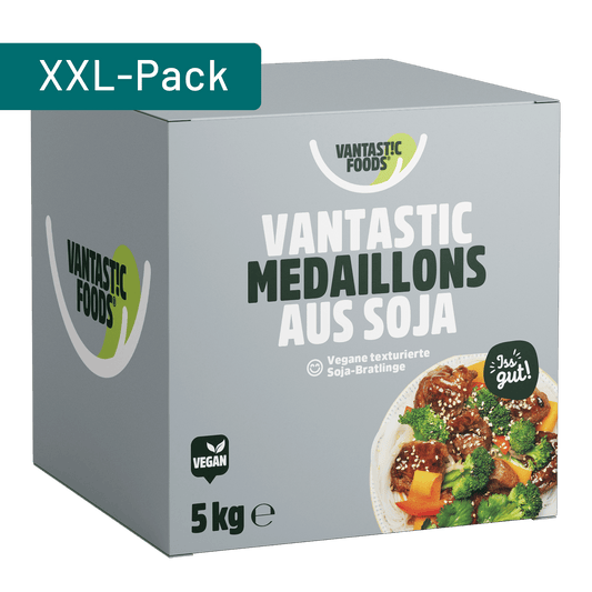 vantastic medaillons aus soja, 5kg (vorratskarton)